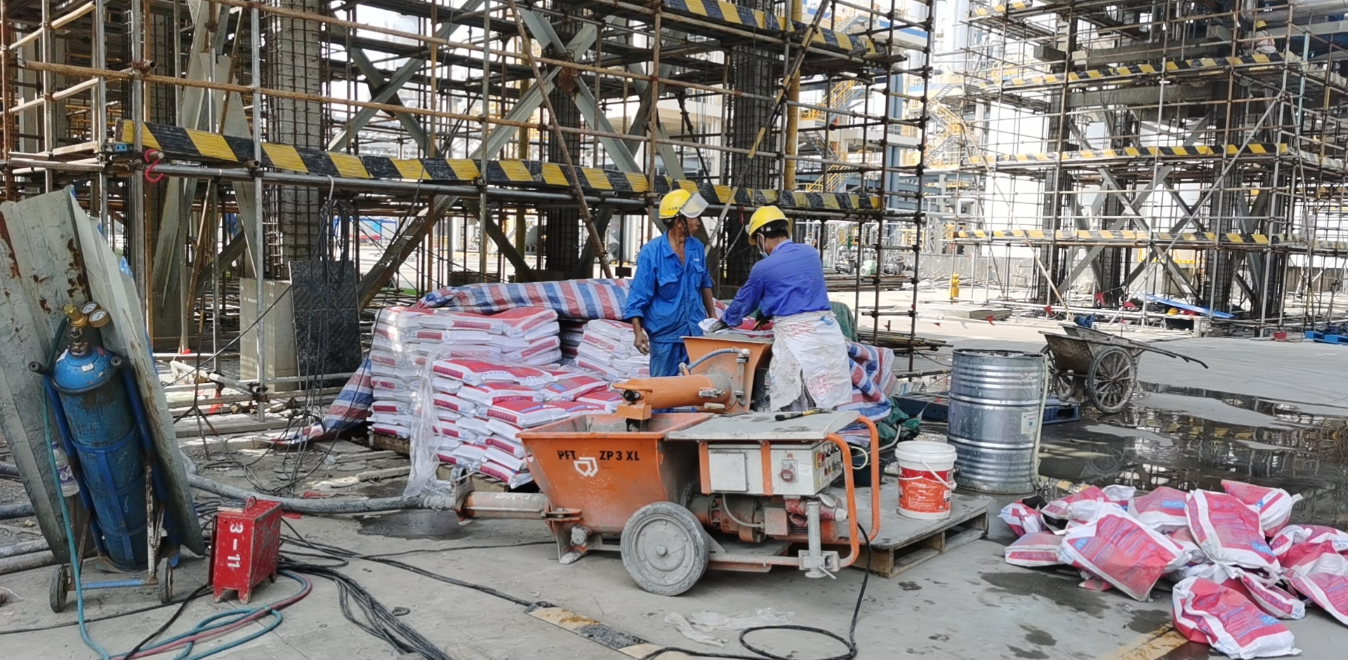 J9集团灌浆料施工质量：和易性沉要作用